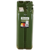 front view of khaki green wavian nato 20 litre jerry can