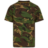 front view of kombat tshirt dpm camouflage