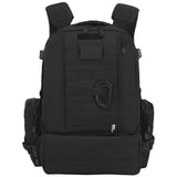 front view of kombat viking molle black patrol pack