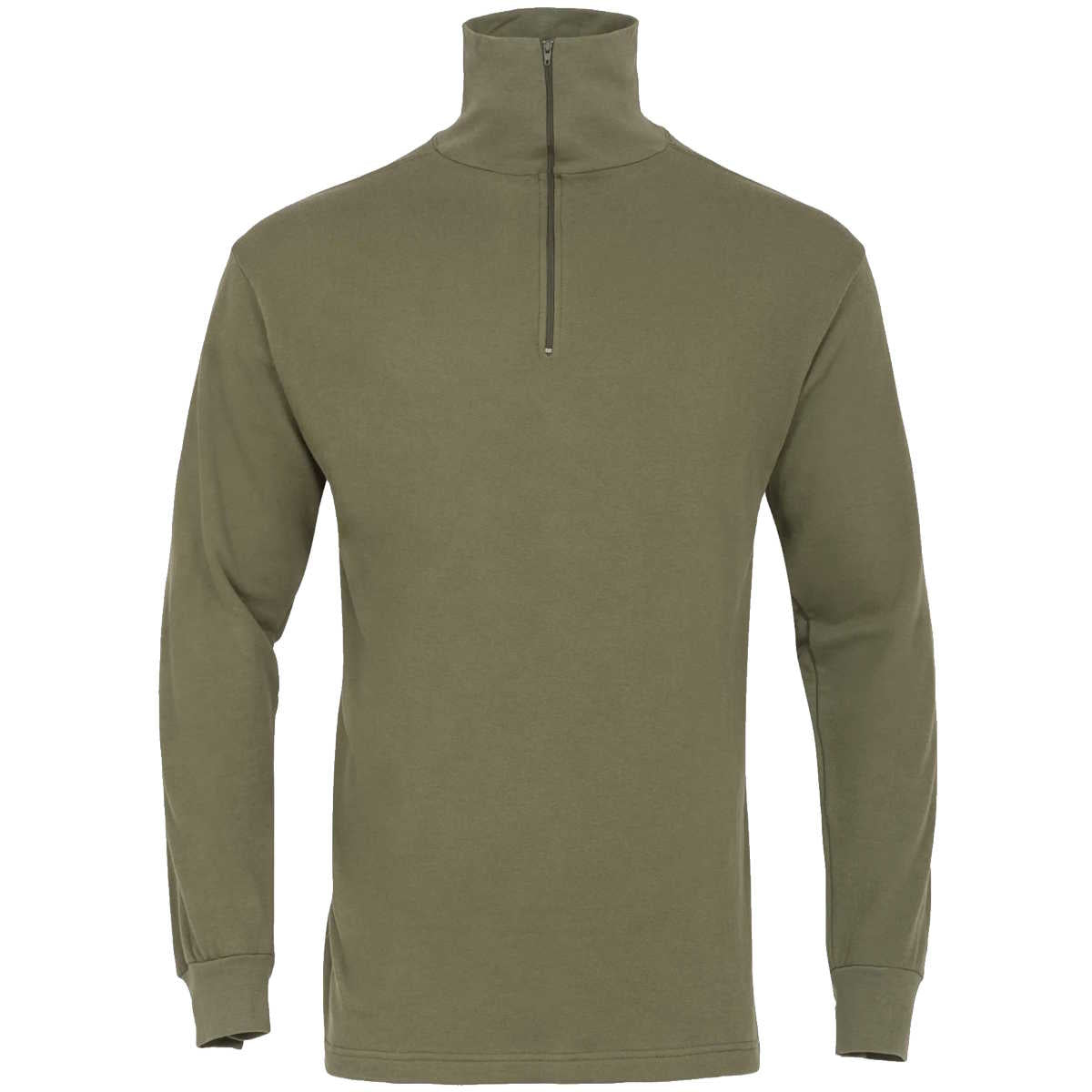 front view of ranger green highlander norwegian army shirt