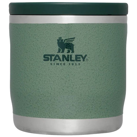 front view of stanley green adventure to go 350ml food jar