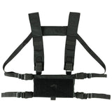 front view of viper buckle up black utility rig