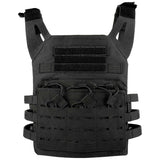 front view of viper special ops black plate carrier