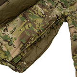 full side access zips on carinthia multicam 5.0 mig jacket
