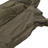 full side access zips on carinthia olive 5.0 mig jacket