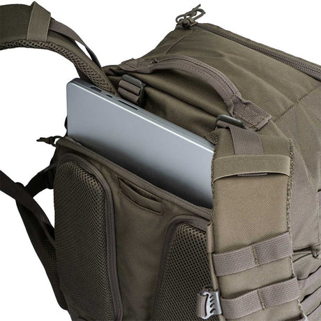 green highlander 45l harrier v2 full clamshell pack with laptop hydration sleeve