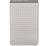 grid lines modestone waterproof top spiral 96x148mm notepad tan