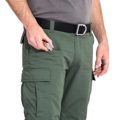 groin pocket on pentagon camo green bdu 2.0 pants