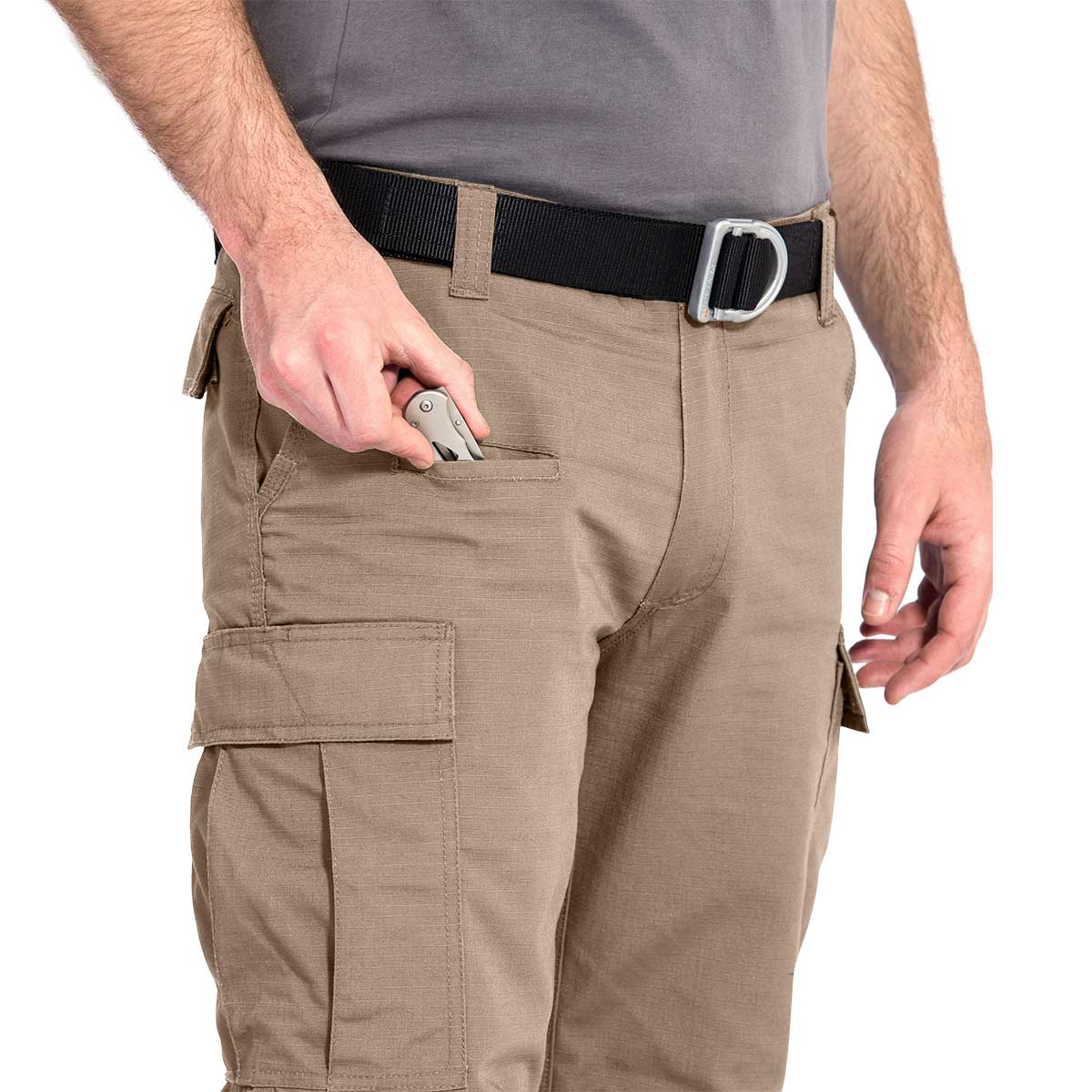 groin pocket on pentagon khaki bdu 2.0 pants