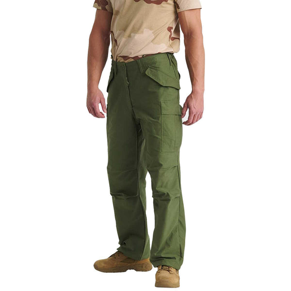 Helikon M65 Trousers NyCo Sateen Olive Green - Free Delivery