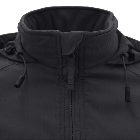 high collared black carinthia 5.0 lig jacket