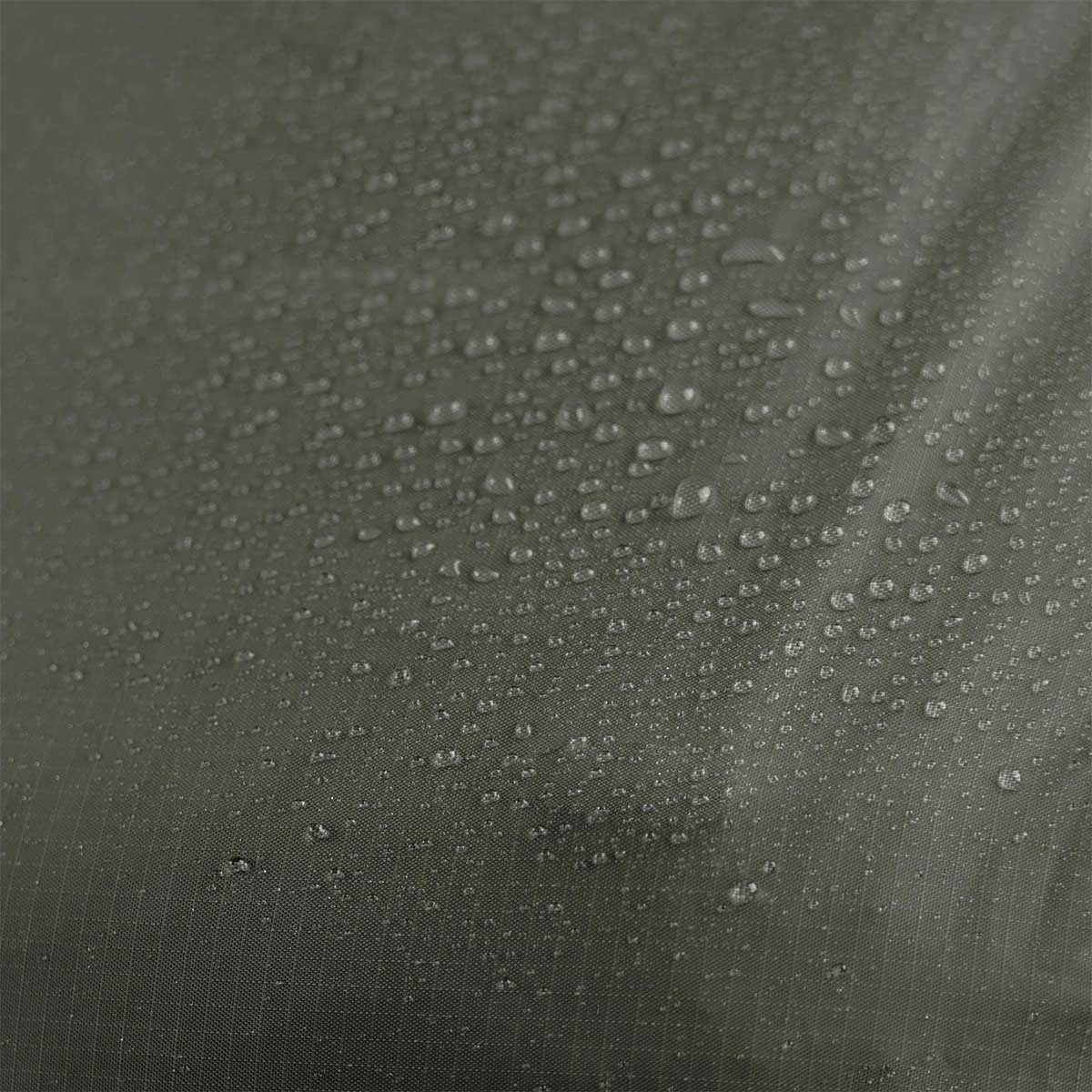 highlander ducks back raincover ranger green material swatch xl