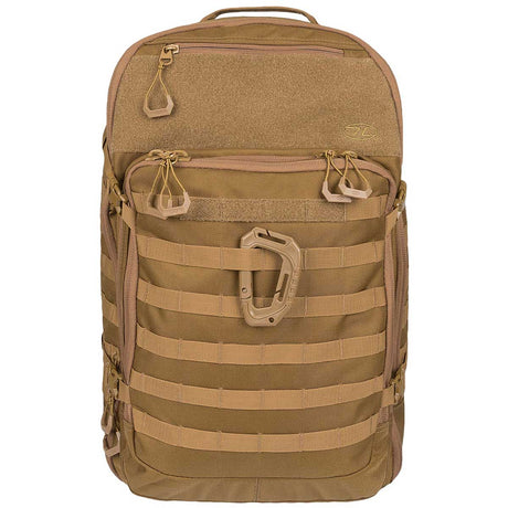 highlander harrier full clamshell pack 35l coyote tan