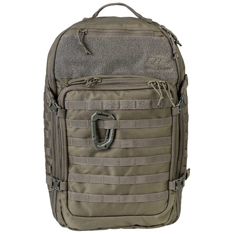 highlander harrier full clamshell pack v2 45l ranger green