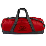 highlander hauler duffel bag 120 litre red