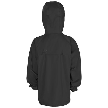 highlander kids stormguard jacket black rear view
