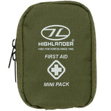 highlander military first aid mini pack olive green