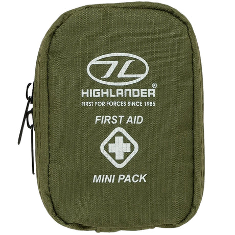 highlander military first aid mini pack olive green