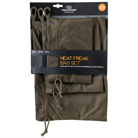 highlander neat freak bag set ranger green