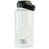 highlander njord 1000 tritan bottle charcoal with handle on lid