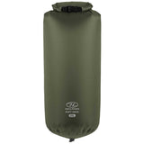 highlander puff sack inflation drybag 20l olive green