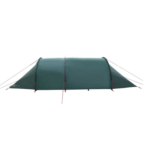 highlander respite 2 person extended tunnel tent rear