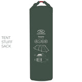 highlander respite 2 person extended tunnel tent stuff sack