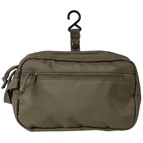 highlander sancho toiletry bags ranger green zip