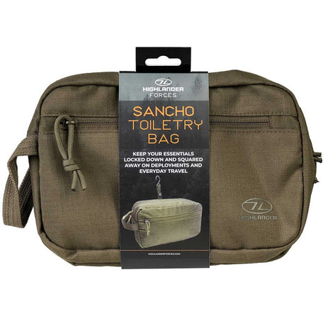 highlander sancho toiletry bags ranger green