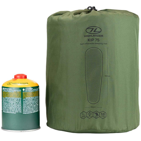 highlander-self-inflating-kip-mat-75mm stuff sack