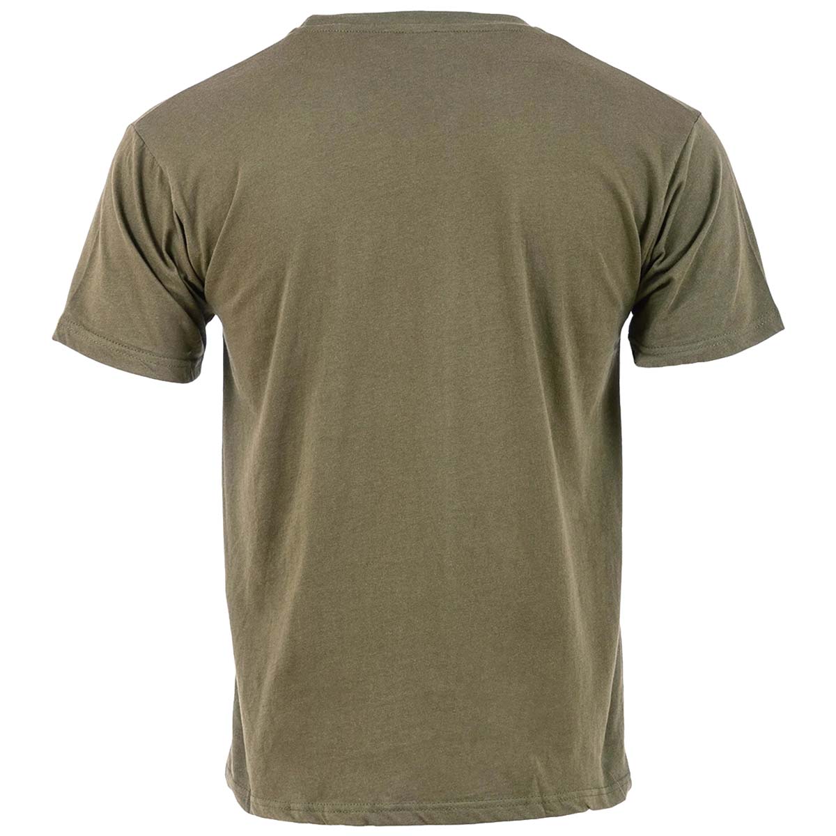 highlander tactical cotton t shirt rear view ranger green