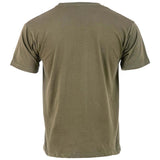 highlander tactical cotton t shirt rear view ranger green