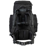 highlander tactical pinnacle rucksack 50l black with airmesh back system
