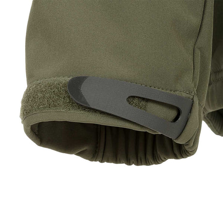 highlander tactical softshell jacket ranger green velcro cuff