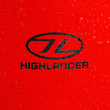 highlander tri laminated duffle bag red logo