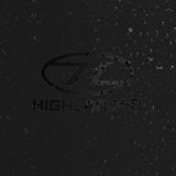 highlander troon 35l waterproof duffle bag black logo