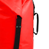 highlander troon 35l waterproof duffle bag red with handle