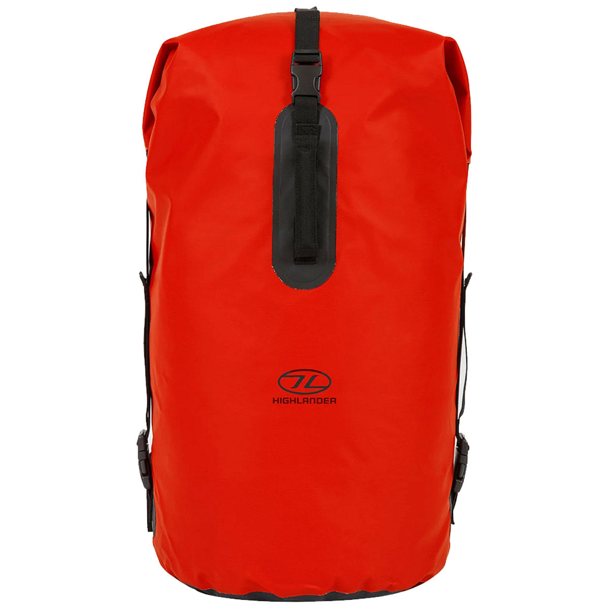 highlander troon tri laminate 35l waterproof duffle bag red