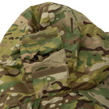 hood adjuster with storm flap on carinthia multicam mig 5.0 jacket