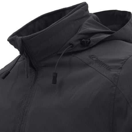 hooded carinthia 5.0 lig insulated black jacket
