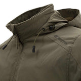 hooded carinthia 5.0 lig insulated olive green jacket