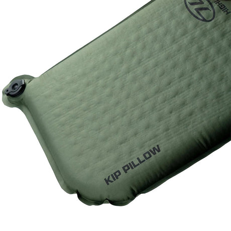 inflated angle view highlander sleeping self inflating pillow