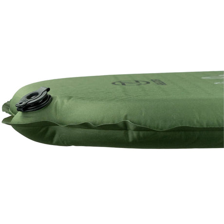 inflated side view highlander self inflating camping pad 50mm
