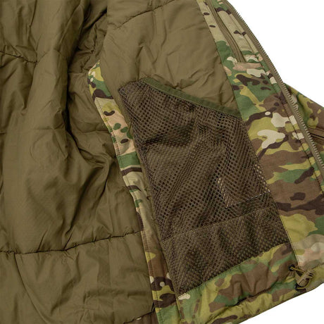 inner mesh pocket on carinthia multicam 5.0 mig winter jacket