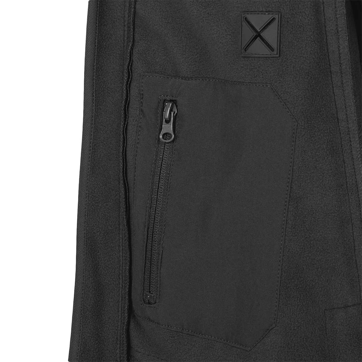 inside pocket highlander tactical softshell jacket black