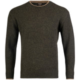 jack pyke ashcombe crewknit jumper dark olive