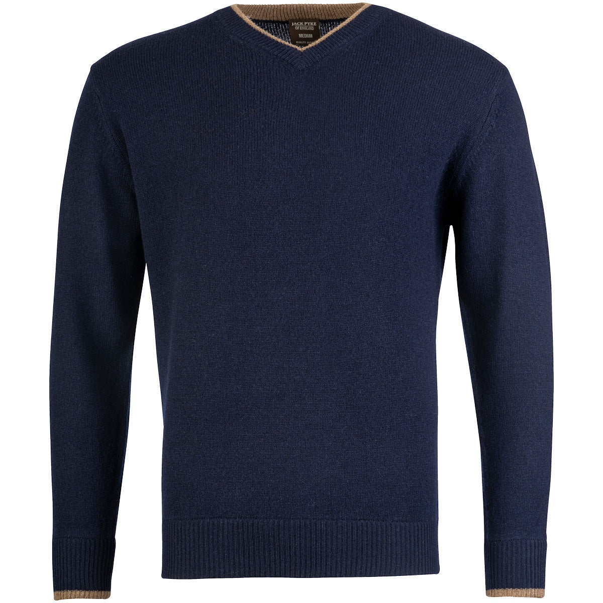 jack pyke ashcombe v neck pullover navy