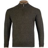 jack pyke ashcombe zipknit pullover dark olive