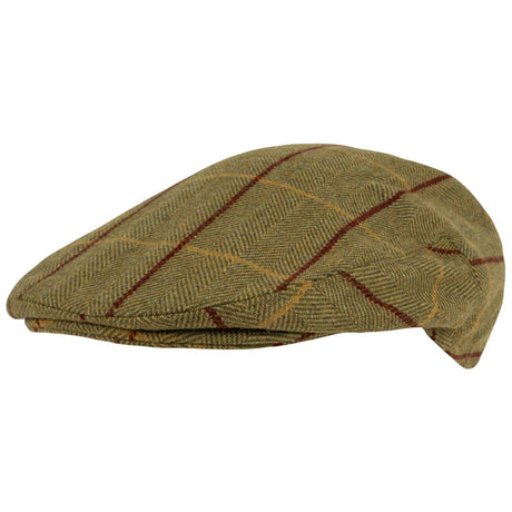 jack pyke wool blend tweed flat cap