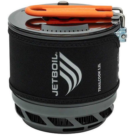 jetboil trailcook 1.2l cooking system with black insulating cozy
